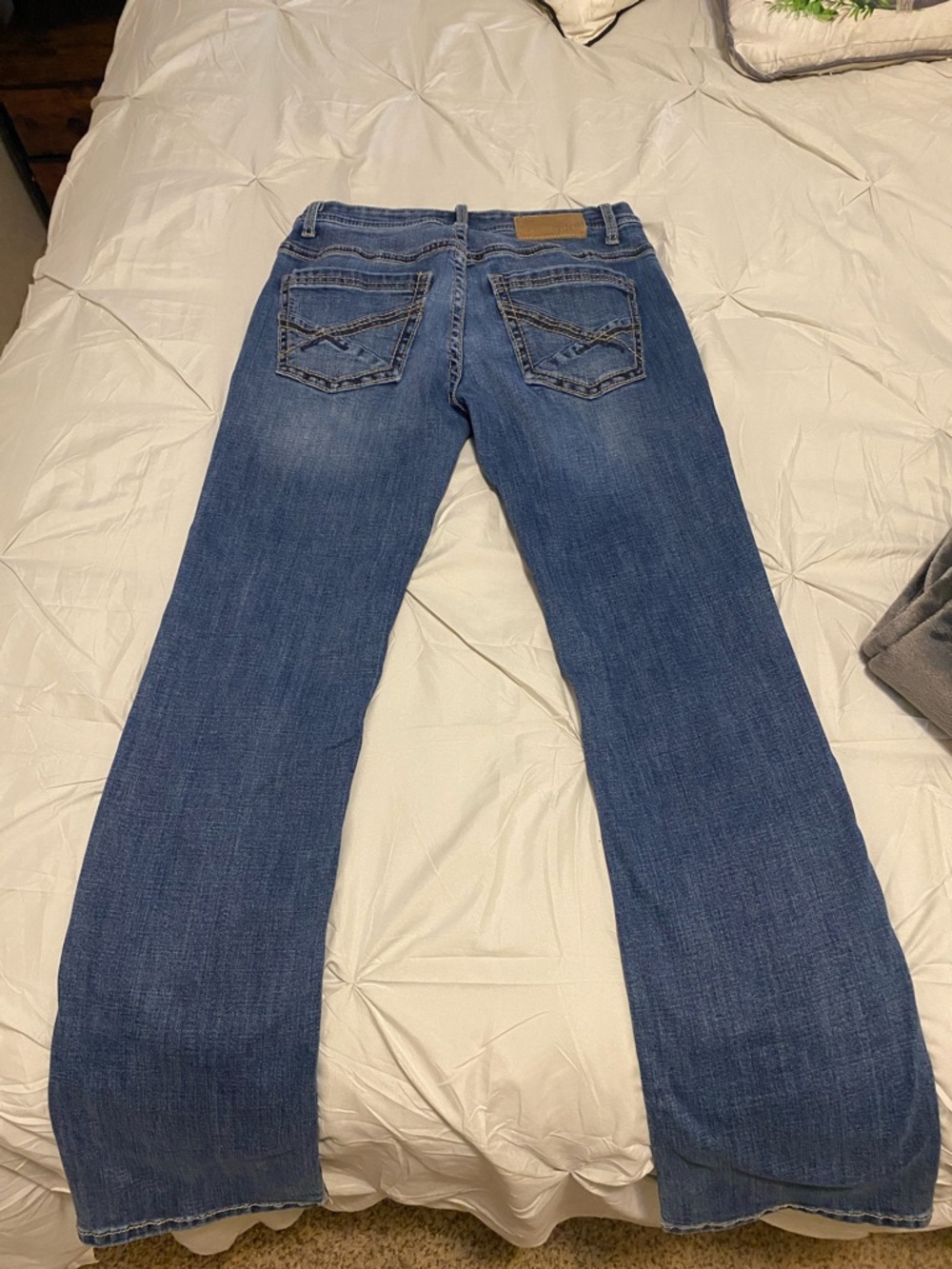 BKE Men's Medium Blue Flare Jeans